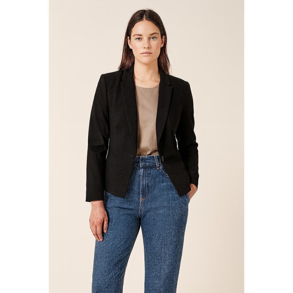 Worthington Black One-Button Blazer Women’s Size 16 Career Office Wear